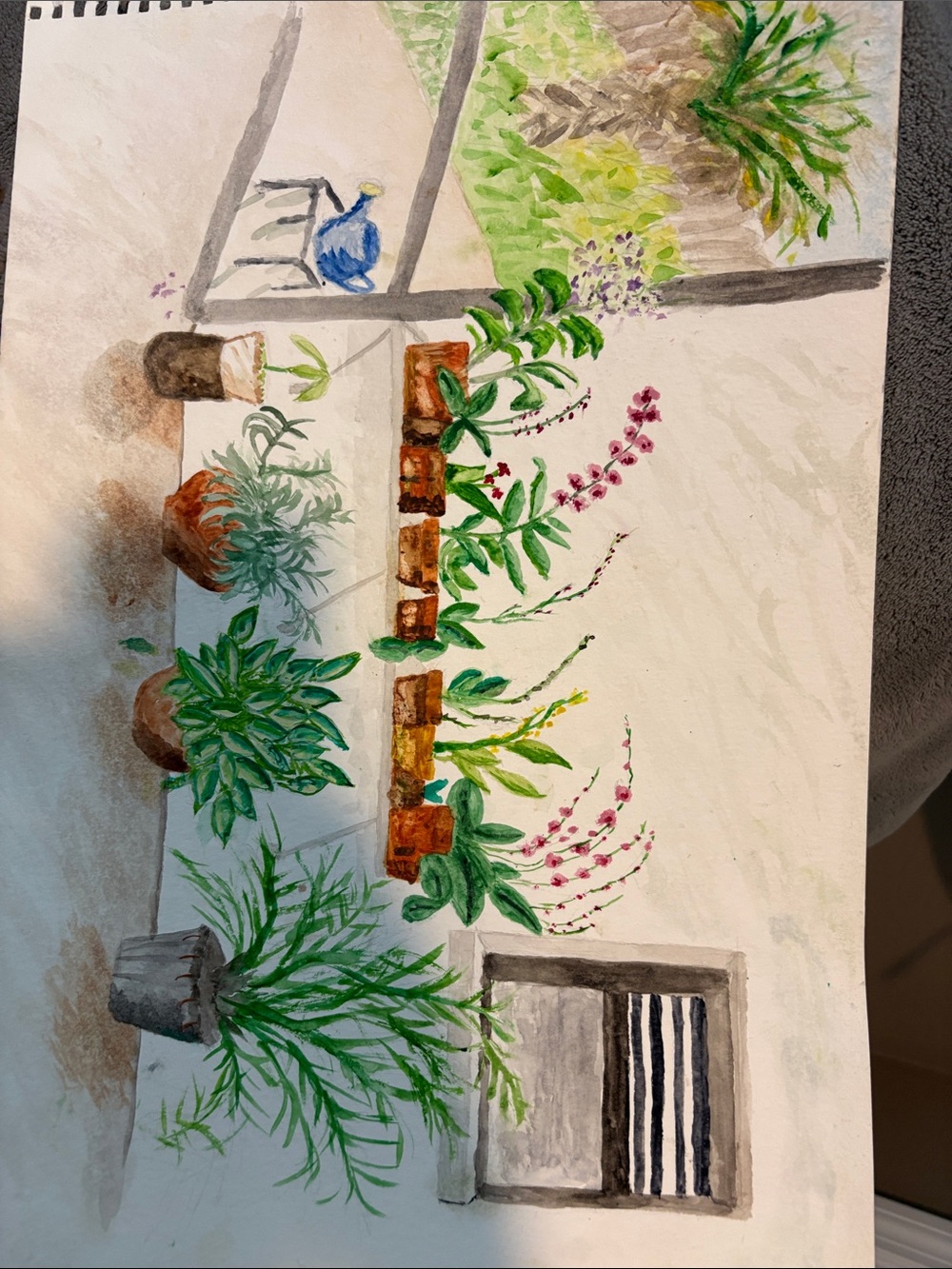 Hand-Painted Botanical Wall Art original